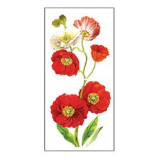 환타스틱스 홈코디 포인트스티커 동백꽃 TL-17003 2매 x 2p, 혼합 색상, 105 x 210 mm