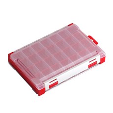 MEIHO 釣具箱 RunGun Case W, 紅色的