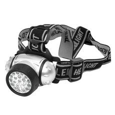 노마드캠핑 헤드랜턴 21LED, 실버, 1개
