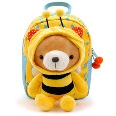 WINGHOUSE 蜜蜂熊熊玩偶防走失後背包 WT0267