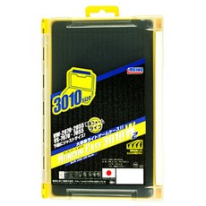 MEIHO 用於鱒魚的 Spinner rungun 雙面案例 3010W2, 黃色的