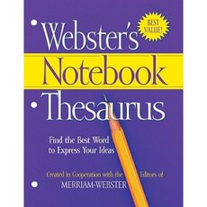 Webster's Notebook Thesaurus Paperback, Federal Street Press