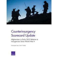Counterinsurgency Scorecard Update: Afghanistan in Early 2015 Relative to Insurgencies Since World War II Paperback, RAND Corporation