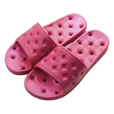 더자카 물빠짐 미끄럼 방지 욕실화 G111LBBP003, 레드, 1개