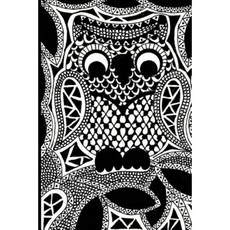 Zentangle Owl Journal: 160 Page Lined Journal/Notebook Paperback, Createspace Independent Publishing Platform