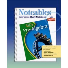 Glencoe Pre-Algebra Noteables: Interactive Study Notebook with Foldables Paperback, McGraw-Hill Education