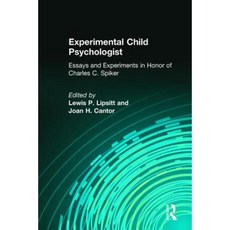 Experimental Child Psychologist: Essays and Experiments in Honor of Charles C. Spiker Hardcover, Psychology Press