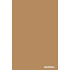 Classic Mole Notebook - Brown Cover: 5.25 X 8 Blank Unruled No Line Journal Paperback, Createspace Independent Publishing Platform