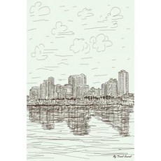 我的旅行日記：手繪城市景觀旅行計畫和日記 6 X 9 139 頁平裝本, Createspace獨立發布平台