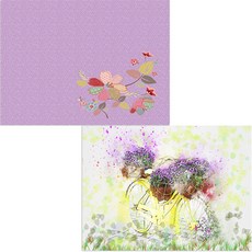 Bellamusic 矽膠餐墊 腳踏車花盆 + 花枝, 2, 385 x 285 mm, 1個