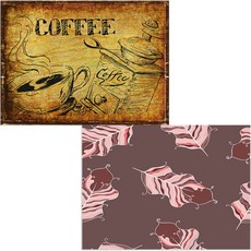 印尼 Bella 矽膠餐墊, 羽毛紫, 咖啡, 385 x 285 x 1 mm, 2個