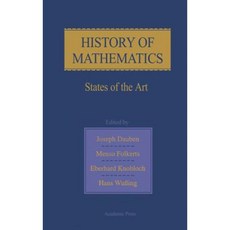 History of Mathematics: States of the Art Hardcover, Academic Press