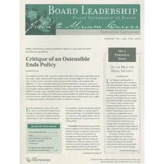 Board Leadership Number 107 Paperback, Wiley-Interscience