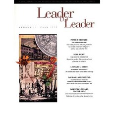 Leader to Leader (Ltl) Volume 14 Fall 1999 Paperback, Jossey-Bass