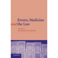 Errors Medicine and the Law Hardcover, Cambridge University Press