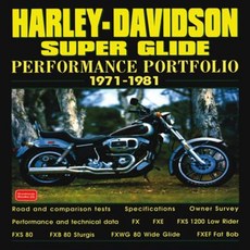 Harley-Davidson Super Glide Performance Portfolio 1971-1981 Paperback, Brooklands Books