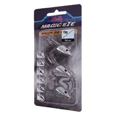 NS Black Hole魔法眼多頭鉛頭 銀色, 15克, 3片