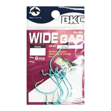 白鯨釣具 彩色寬口魚鉤 綠色 FM01605, 10個