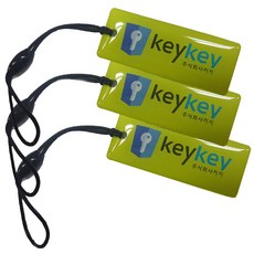 keykey 門鎖通用吊牌型感應貼紙, 單品, 3片