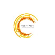 Password Keeper: Personal Password Journal (Orange Circle Cover) Paperback, Createspace