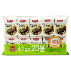 대천김 왕가 파래도시락김, 20개