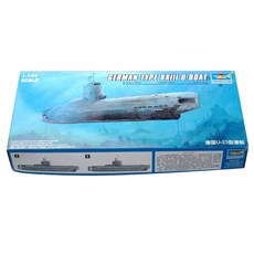 Trumpeter 1:144 독일 23 Type U-Boat 잠수정 프라모델, 1개