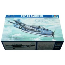 Trumpeter 1:32 US TBF-1C Avenger어뢰공격기 프라모델, 1개