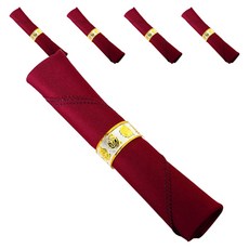 아리코 25kitchen 호텔 레스토랑 솔리드 냅킨 48 x 48 cm, 와인, 5개