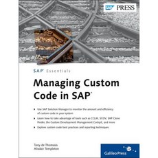 Managing Custom Code in SAP Hardcover, SAP Press
