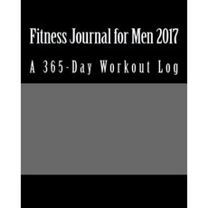 2017 年男士健身日記：365 天運動日誌平裝本, Createspace獨立發布平台