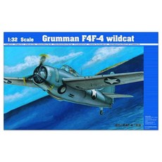 Trumpeter 1:32 US Grumman F4F-4 Wildcat 프라모델, 1개
