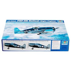 Trumpeter 1:32 US F6F-3NHellcat 야간 전투기 프라모델, 1개