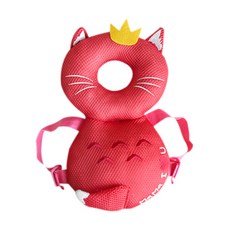 防摔護頭枕, 紅色 王冠款(S號)