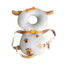 防摔護頭枕, 灰色 狗狗款(L號), 1個