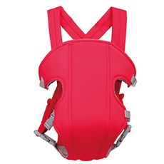 JOY MULTI 彩色簡約嬰兒揹袋, 紅色