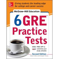 McGraw-Hill Education 6 GRE Practice Tests 2nd Edition Paperback