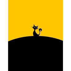 Black Cat: Notebook with 150 Lined Pages Paperback, Createspace Independent Publishing Platform