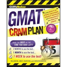 CliffsNotes: GMAT Cram Plan Paperback, Houghton Mifflin
