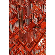 Journal Your Life's Journey: Futuristic Red City Lined Journal 6 X 9 100 Pages Paperback, Createspace Independent Publishing Platform