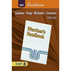 Holt Traditions Warriner's Handbook: Language and Sentence Skills Practice Fifth Course Grade 11 Paperback, Holt McDougal