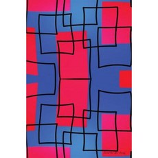 Journal Your Life's Journey: Blue Artistic Squares Lined Journal 6 X 9 100 Pages Paperback, Createspace Independent Publishing Platform