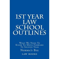 1st Year Law School Outlines: What We Need to Know to Move Forward to Second Year Paperback, Createspace Independent Publishing Platform