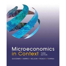 Microeconomics in Context Paperback, M.E. Sharpe