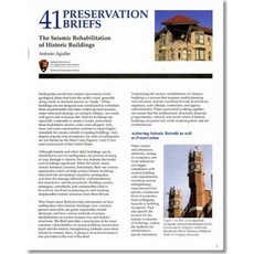 The Seismic Rehabilitation of Historic Buildings Paperback, National Park Service Division of Publication