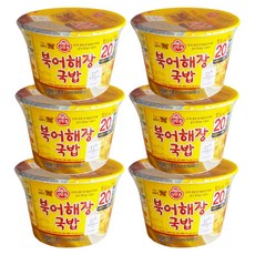 오뚜기 컵밥 북어해장국밥, 205g, 6개