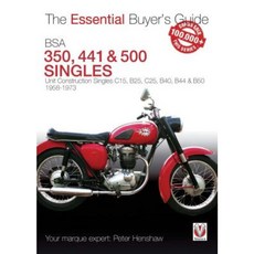 BSA 350 441 & 500 單曲：單元結構單曲 C15 B25 C25 B40 B44 & B50 1958-1973 平裝本, 維洛斯出版社