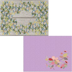 印尼 Bella 矽膠餐墊 花枝2 + 美女, 混合顏色, 385 x 285 mm, 厚度 1 mm, 1個