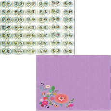 Bellamusic 矽膠餐墊 花枝1 + 螺絲, 混合顏色, 385 x 285 mm, 厚度 1 mm, 1個