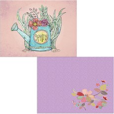 Bellamusic 矽膠餐墊 花枝2 + 花盆, 01, 385 x 285 mm, 厚度 1 mm, 1個