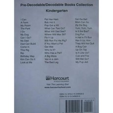 Storytown: Pre-Decodable/Decodable Book Collection Grade K Hardcover, Harcourt School Publishers